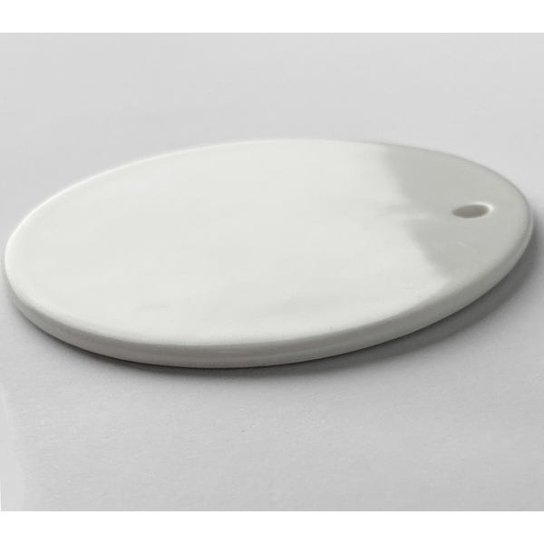 Ceramic Flat Round Ornament Detail