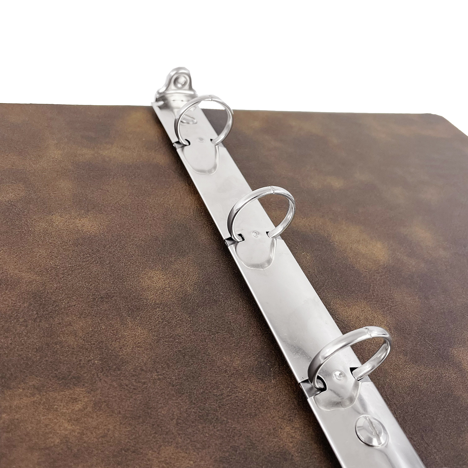 Custom Diamond Wood 3Ring Binder 1" HalfLetter Size (Personalized