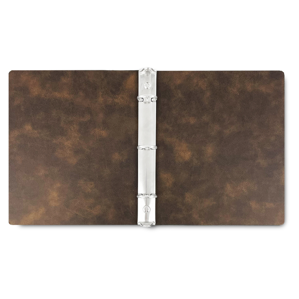 Wood 3-Ring Binders - 1" Half-Letter Size Inside