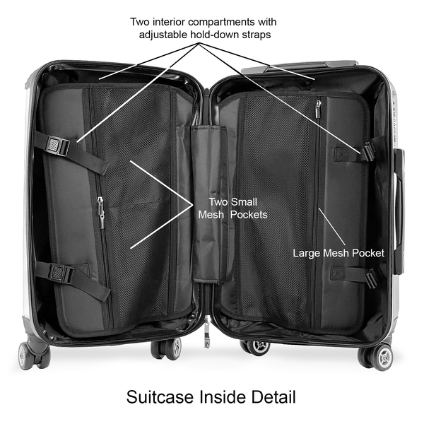 3 Piece Luggage Sets - INSIDE DETAILS