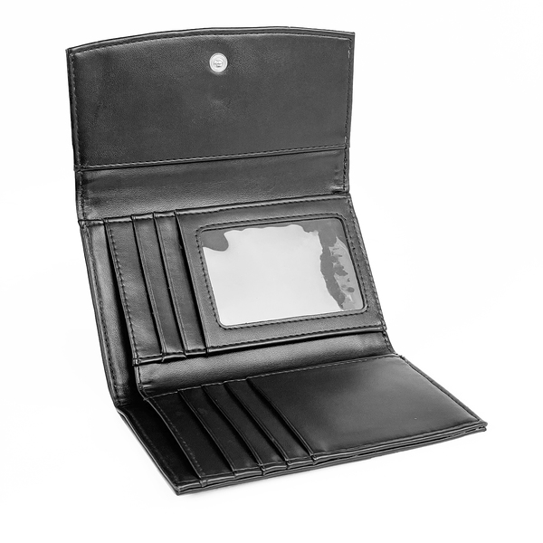 Genuine Leather Women's Wallet Small - Inside Empty