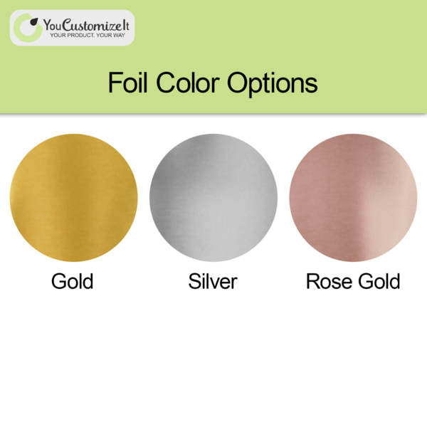 Foil Stamp Color Options