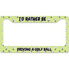 Generated Product Preview for Pamala A Niemietz Review of Golf License Plate Frame - Style B (Personalized)