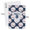 Generated Product Preview for MaryAnne Wiggins Review of Baseball Jersey Playing Cards (Personalized)