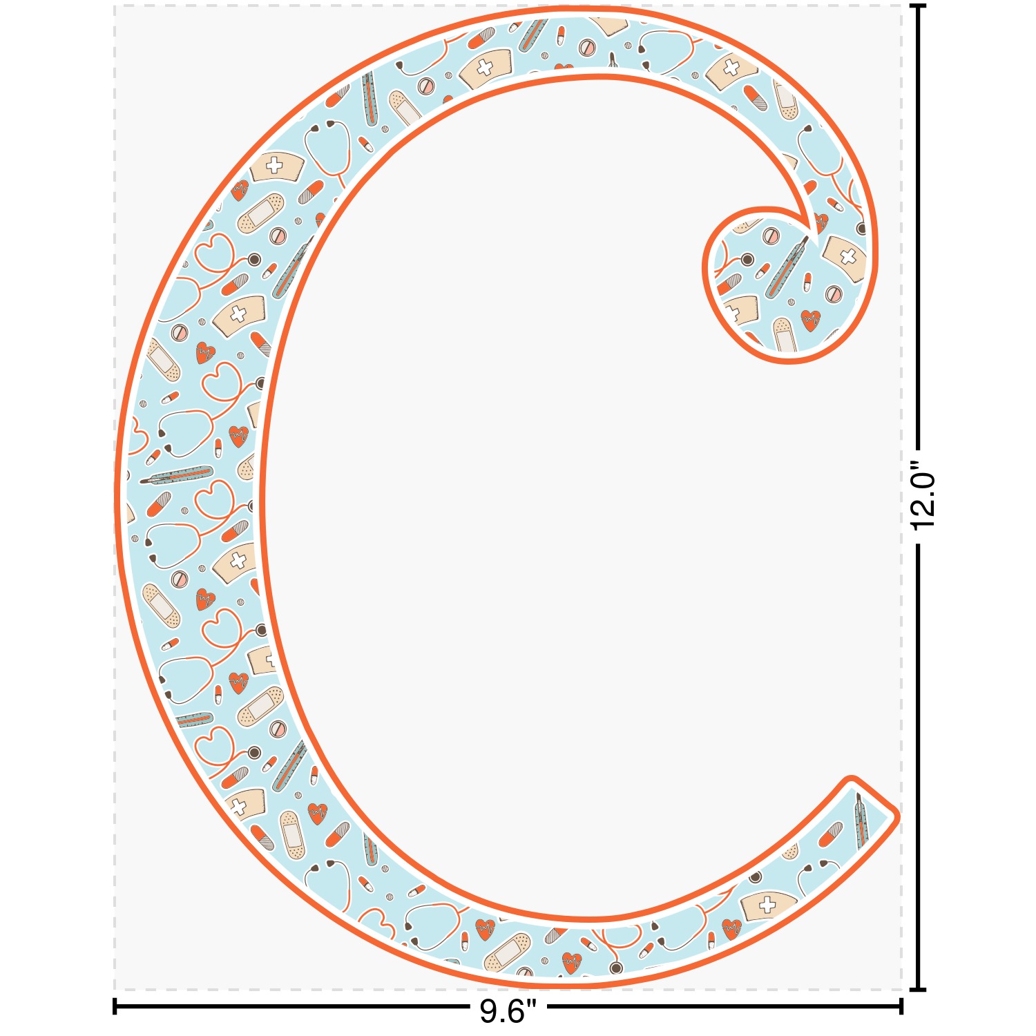 Design Your Own Letter Decal Large YouCustomizeIt