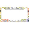 Generated Product Preview for MARILYN COSGROVE Review of Boho Floral License Plate Frame - Style B (Personalized)
