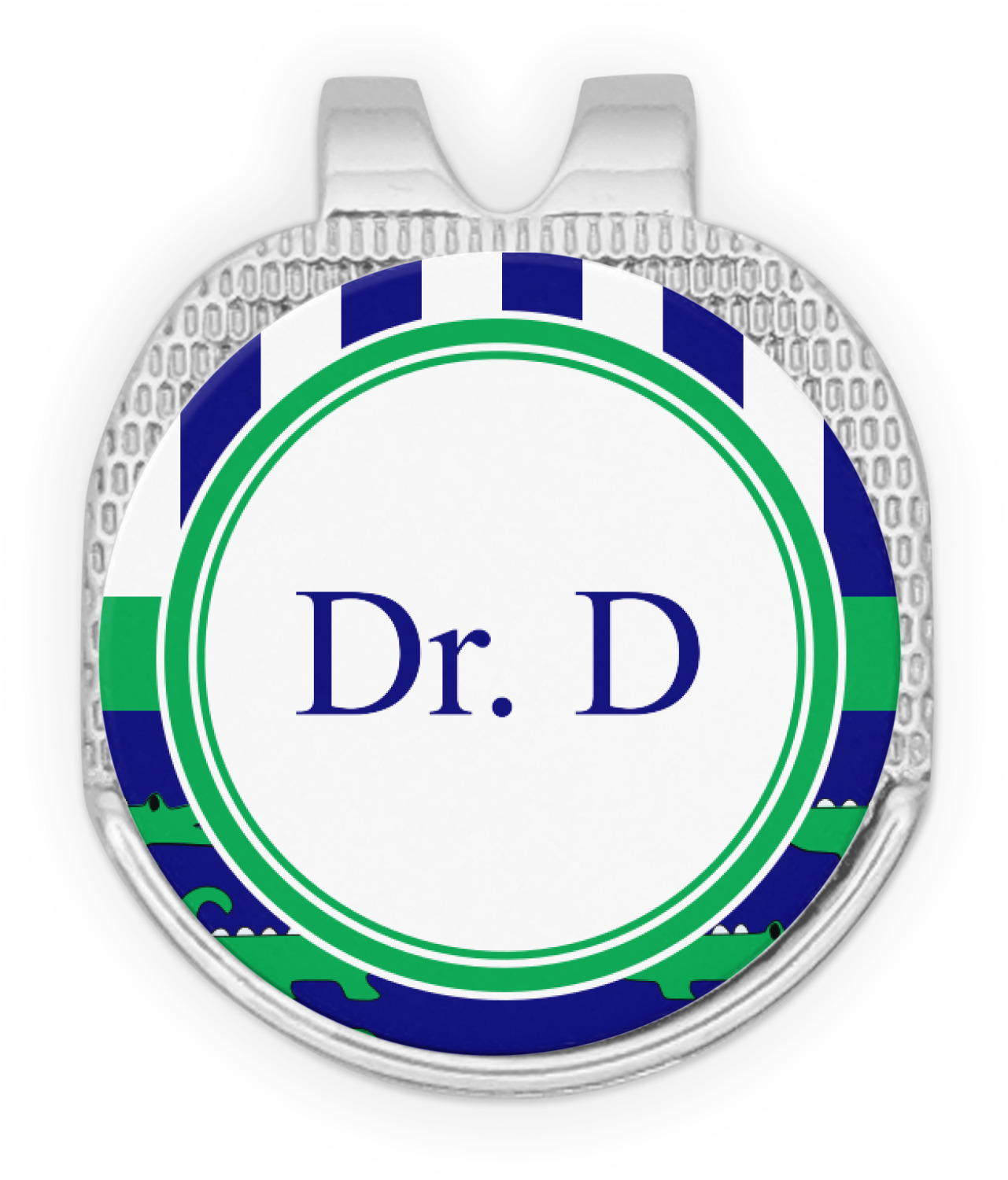 Custom Golf Ball Markers Hat Clips Gold Design & Preview Online