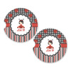 Generated Product Preview for Linda Bennett Review of Ladybugs & Stripes Sandstone Car Coasters (Personalized)
