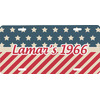 Generated Product Preview for Lamar Review of Stars and Stripes Front License Plate (Personalized)