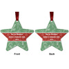 Generated Product Preview for Carmenita Review of Christmas Holly Metal Ornaments - Double Sided w/ Name or Text