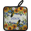 Generated Product Preview for Michael Howatt Review of Sunflowers Pot Holder w/ Name and Initial