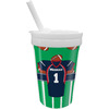 Generated Product Preview for Mary Keane Review of Football Jersey Sippy Cup with Straw (Personalized)