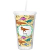 Generated Product Preview for Marcie Review of Dinosaurs Double Wall Tumbler with Straw (Personalized)