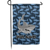 Generated Product Preview for Shannon McAteer Review of Sharks Garden Flag (Personalized)