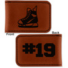 Generated Product Preview for Glenda Review of Hockey Leatherette Magnetic Money Clip (Personalized)