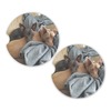 Generated Product Preview for Anna N Partridge Review of Dog Faces Sandstone Car Coasters (Personalized)