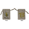 Generated Product Preview for Becky L Lamondie Review of Honeycomb, Bees & Polka Dots Burlap Gift Bag (Personalized)