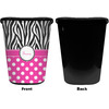Generated Product Preview for Teresa Review of Zebra Print & Polka Dots Waste Basket (Personalized)