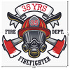 Generated Product Preview for Michael E Wagner Review of Firefighter Graphic Iron On Transfer (Personalized)