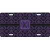 Generated Product Preview for Ann Martino Review of Monogrammed Damask Front License Plate (Personalized)