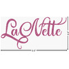 Generated Product Preview for LANETTE Review of Design Your Own Glitter Sticker Decal - Custom Sized