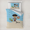 Generated Product Preview for Kelly Review of Pirate Scene Toddler Bedding w/ Name or Text