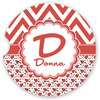 Generated Product Preview for Donna Stich Review of Ladybugs & Chevron Sandstone Car Coasters (Personalized)