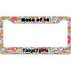 Generated Product Preview for Margarita A. Lara Review of Wild Flowers License Plate Frame (Personalized)