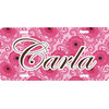 Generated Product Preview for Carla Booker Review of Gerbera Daisy Front License Plate (Personalized)