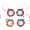 Generated Product Preview for Mary Review of Daisies Wine Charms (Set of 4) (Personalized)