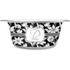 Generated Product Preview for Lisa Review of Wild Daisies Stainless Steel Dog Bowl (Personalized)