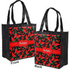 Generated Product Preview for Cathy Review of Chili Peppers Grocery Bag (Personalized)