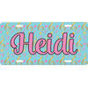 Generated Product Preview for Heidi Review of Design Your Own Front License Plate