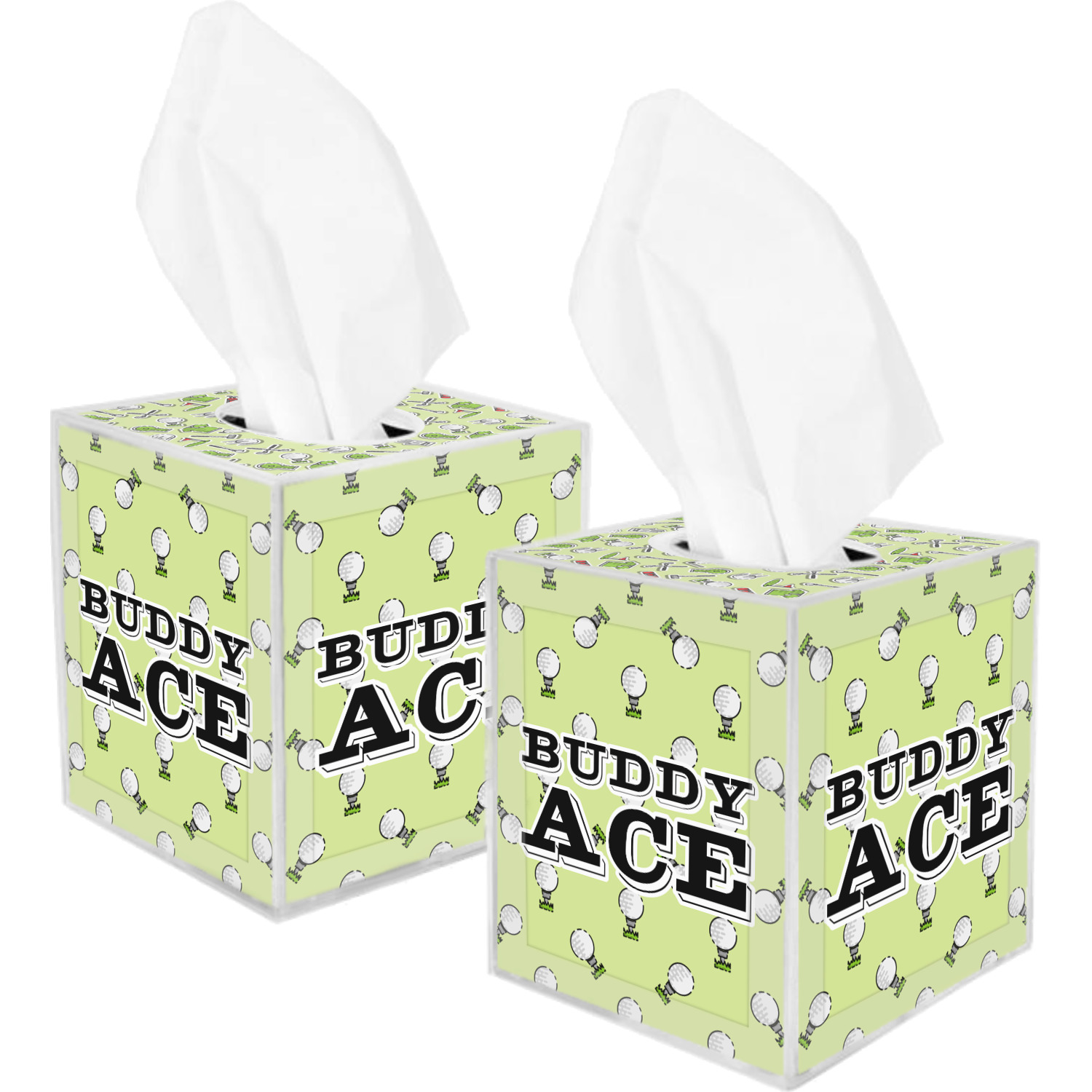 Generated Product Preview for Jody Fasanella Review of Golf Tissue Box Cover (Personalized)