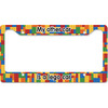 Generated Product Preview for Michael Rogers Review of Building Blocks License Plate Frame (Personalized)