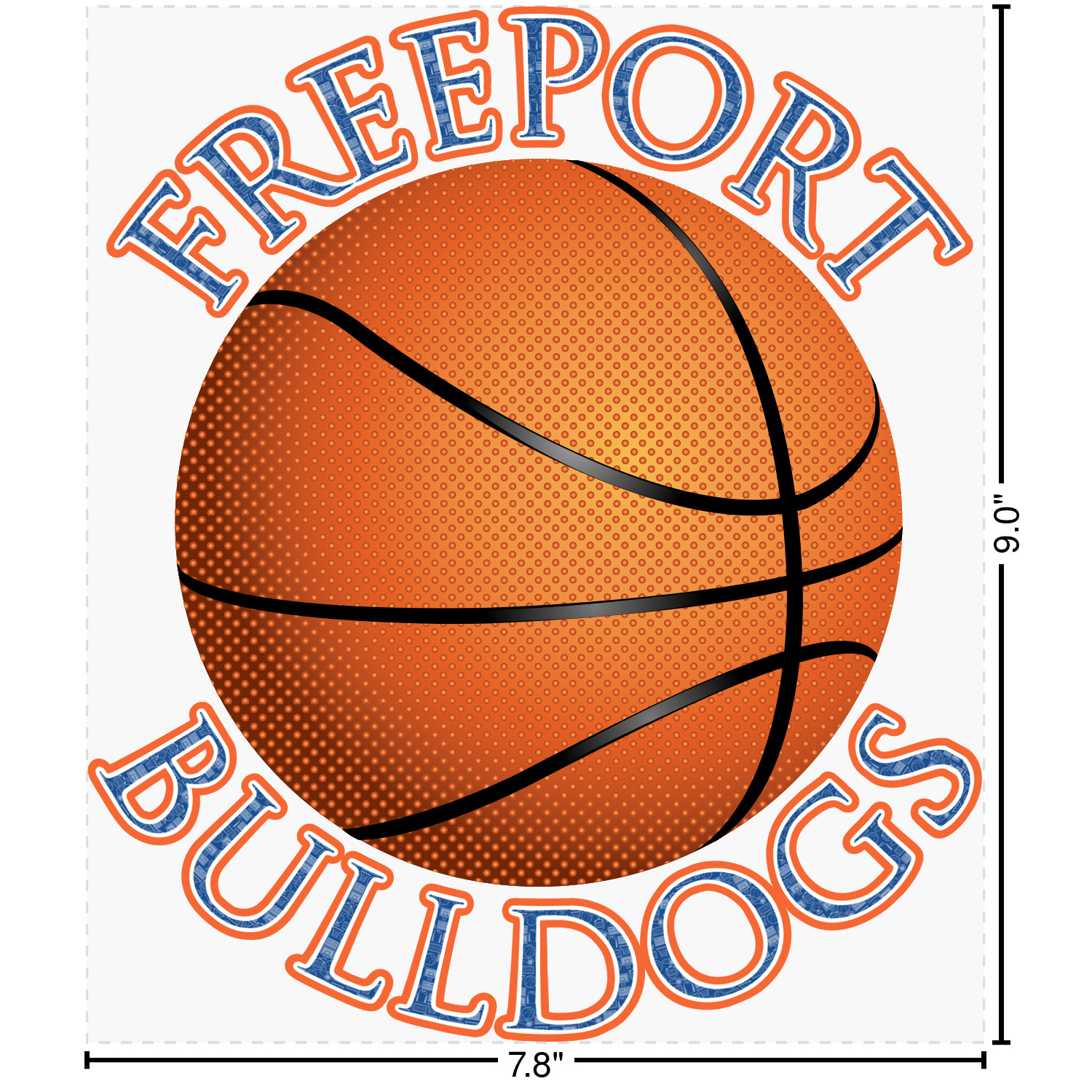 Custom Basketball Graphic Iron On Transfer (Personalized) YouCustomizeIt