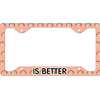 Generated Product Preview for Brandon Review of Unicorns License Plate Frame (Personalized)