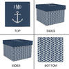 Generated Product Preview for kchcw4 Review of Monogram Anchor Gift Box with Lid - Canvas Wrapped