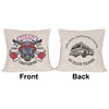 Generated Product Preview for Nancy A Strain Review of Firefighter Outdoor Pillow (Personalized)