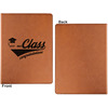 Generated Product Preview for Janet Wright Avila Review of Graduating Students Leatherette Portfolio with Notepad (Personalized)