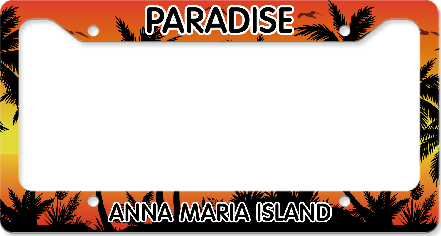 Custom License Plate Frames Style C Design & Preview Online