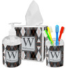 Generated Product Preview for Brenda Review of Modern Chic Argyle Acrylic Bathroom Accessories Set w/ Name and Initial