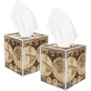 Generated Product Preview for Gloria Review of Vintage World Map Tissue Box Cover