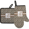 Generated Product Preview for Patricia Review of Leopard Print Oven Mitt & Pot Holder Set w/ Name and Initial