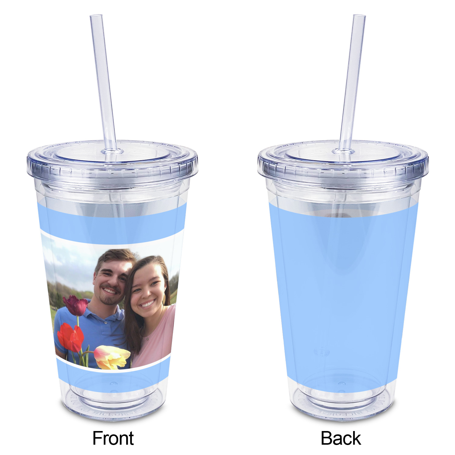 Solo Cup-Style Double Wall Custom Tumbler - Colors - 16 oz.