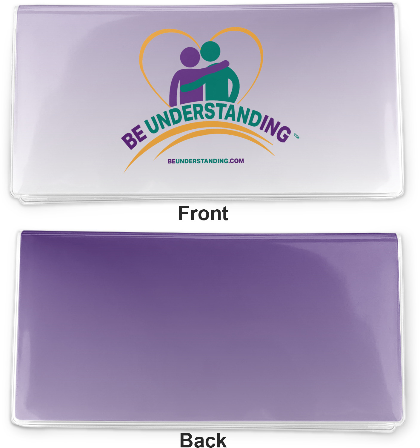 Custom Logo & Company Name Vinyl Checkbook Cover YouCustomizeIt
