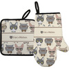 Generated Product Preview for Emerson Rice Review of Hipster Cats Right Oven Mitt & Pot Holder Set w/ Name or Text