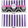 Generated Product Preview for Tracey Hutchinson Review of Pink & Purple Damask Vinyl Checkbook Cover (Personalized)