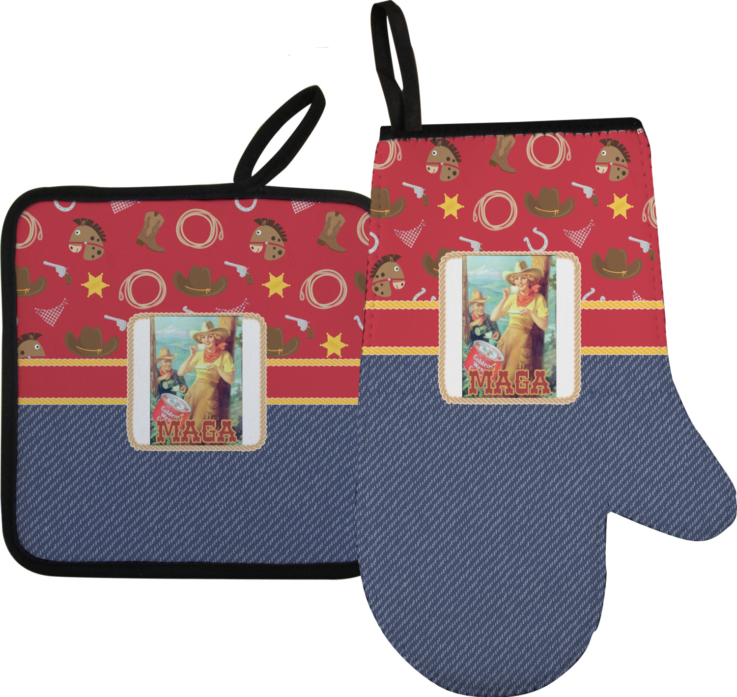 Custom Oven Mitt & Pot Holder Sets Design & Preview Online