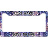 Generated Product Preview for George Staley Review of Tie Dye License Plate Frame - Style B (Personalized)